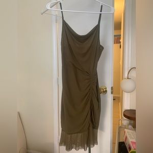 ASOS body-hugging mesh dress